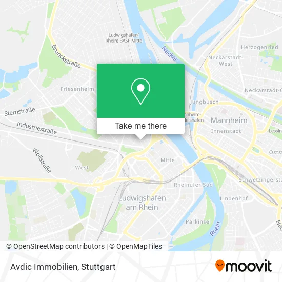 Карта Avdic Immobilien