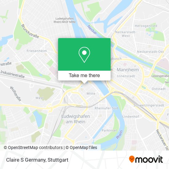Карта Claire S Germany