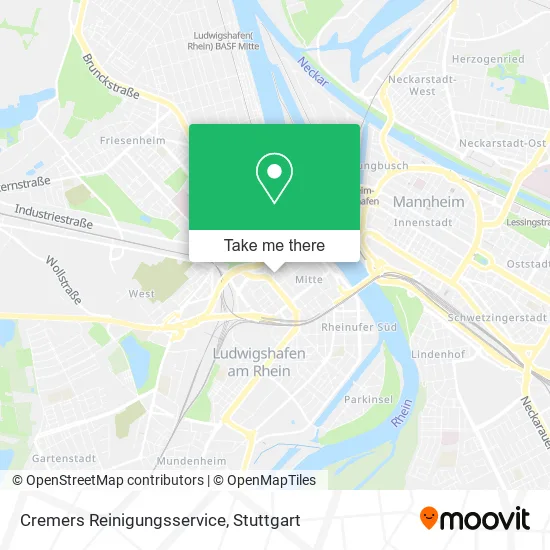 Карта Cremers Reinigungsservice