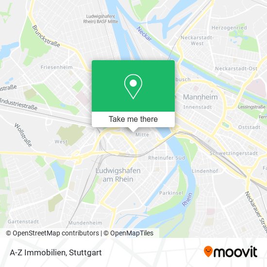 A-Z Immobilien map