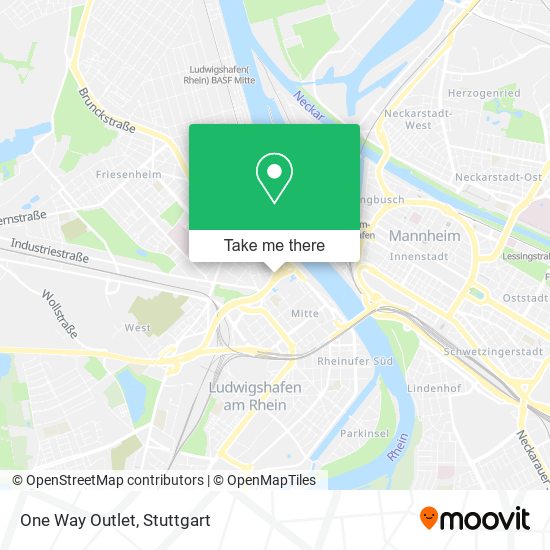 Карта One Way Outlet