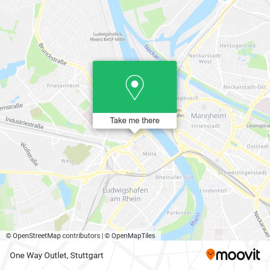 Карта One Way Outlet