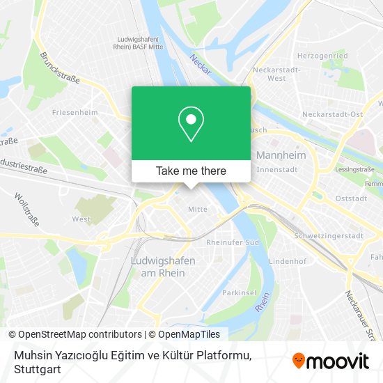 Muhsin Yazıcıoğlu Eğitim ve Kültür Platformu map