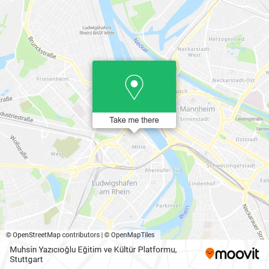 Карта Muhsin Yazıcıoğlu Eğitim ve Kültür Platformu