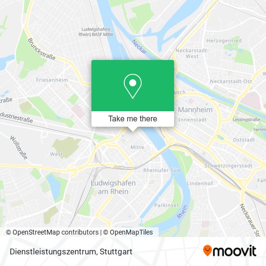 Dienstleistungszentrum map