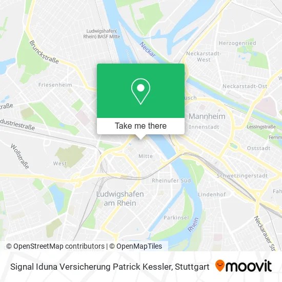 Карта Signal Iduna Versicherung Patrick Kessler