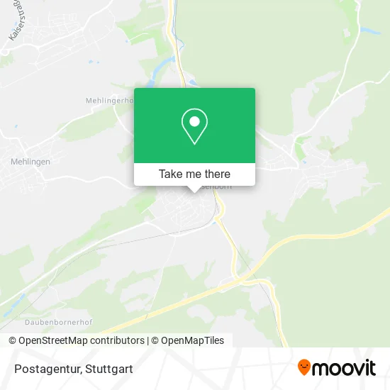 Карта Postagentur