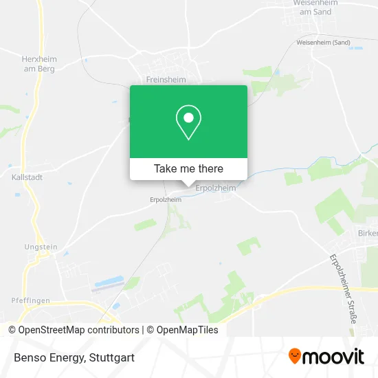 Benso Energy map