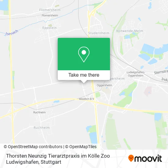Карта Thorsten Neunzig Tierarztpraxis im Kölle Zoo Ludwigshafen