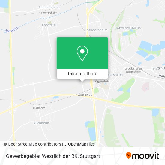 Gewerbegebiet Westlich der B9 map