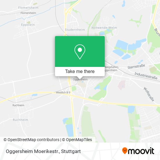 Oggersheim Moerikestr. map