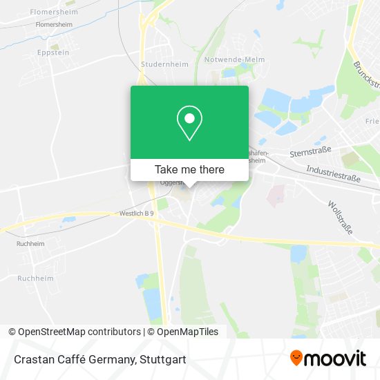 Crastan Caffé Germany map