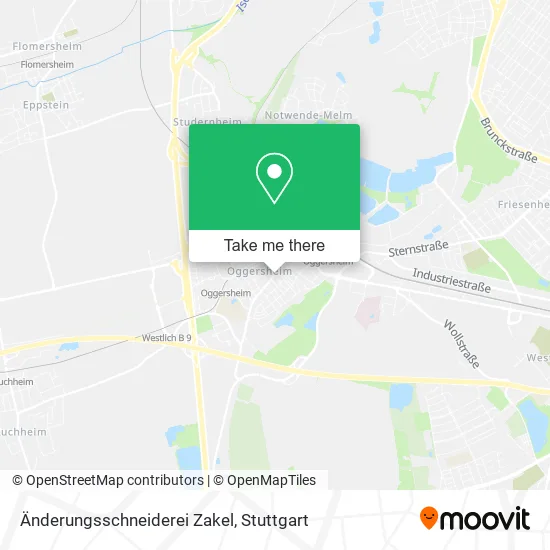 Карта Änderungsschneiderei Zakel