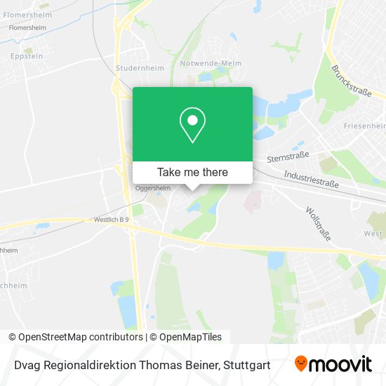 Dvag Regionaldirektion Thomas Beiner map