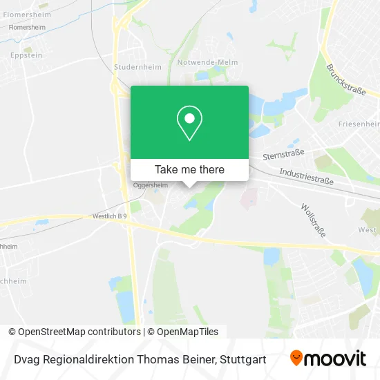 Карта Dvag Regionaldirektion Thomas Beiner