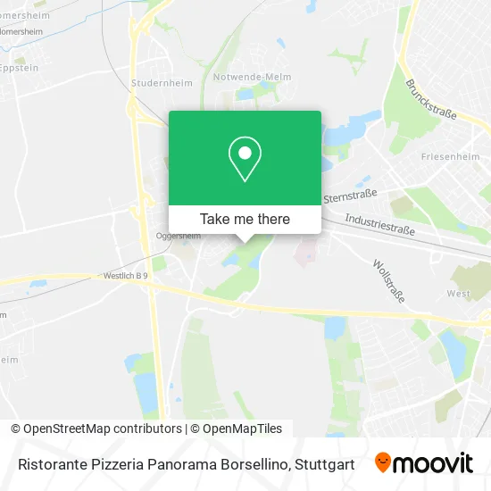 Карта Ristorante Pizzeria Panorama Borsellino