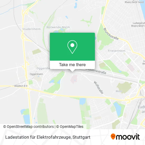 Карта Ladestation für Elektrofahrzeuge