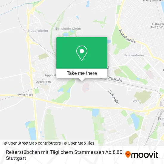 Карта Reiterstübchen mit Täglichem Stammessen Ab 8,80