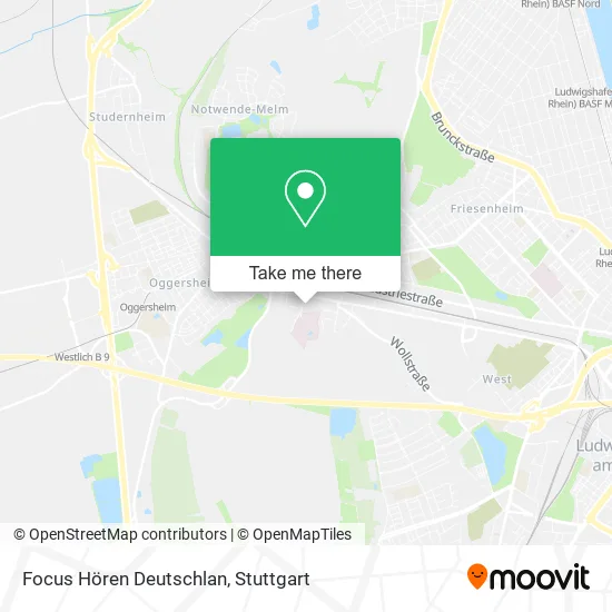 Карта Focus Hören Deutschlan