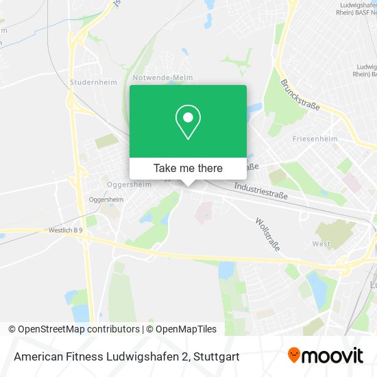 Карта American Fitness Ludwigshafen 2
