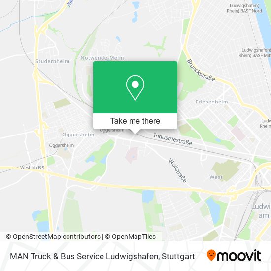 MAN Truck & Bus Service Ludwigshafen map