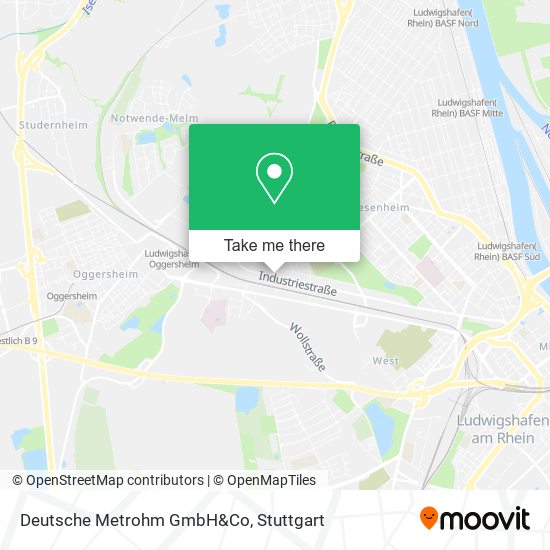 Deutsche Metrohm GmbH&Co map