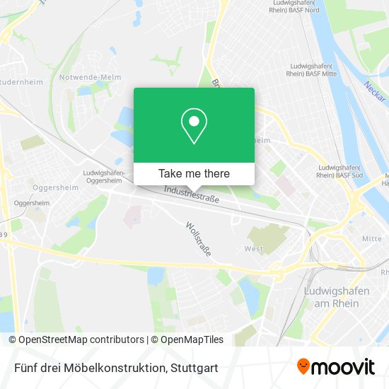 Fünf drei Möbelkonstruktion map