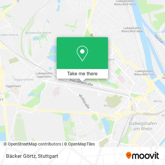 Карта Bäcker Görtz