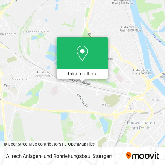 Карта Alltech Anlagen- und Rohrleitungsbau