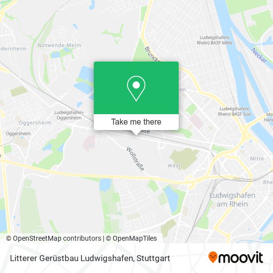 Litterer Gerüstbau Ludwigshafen map