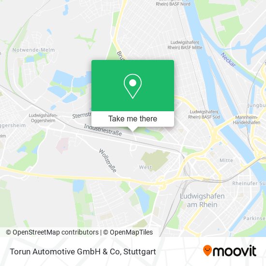 Torun Automotive GmbH & Co map