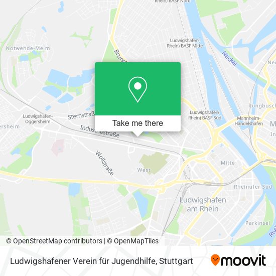 Карта Ludwigshafener Verein für Jugendhilfe