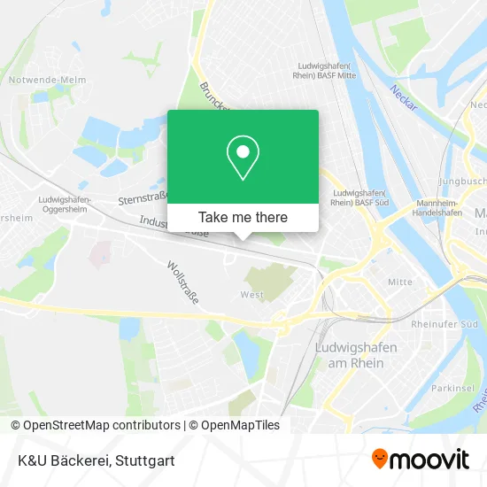 Карта K&U Bäckerei