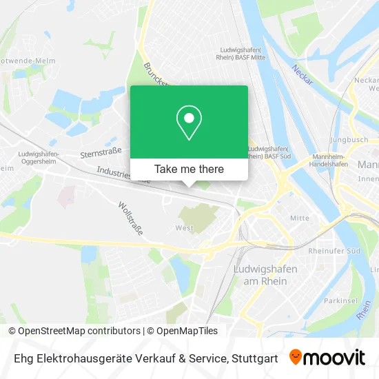 Карта Ehg Elektrohausgeräte Verkauf & Service