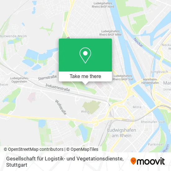 Карта Gesellschaft für Logistik- und Vegetationsdienste