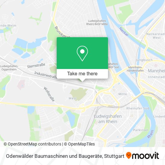 Odenwälder Baumaschinen und Baugeräte map