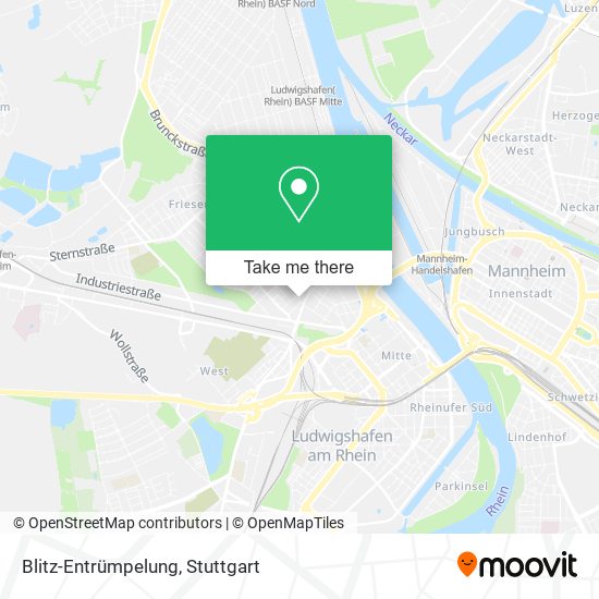Blitz-Entrümpelung map