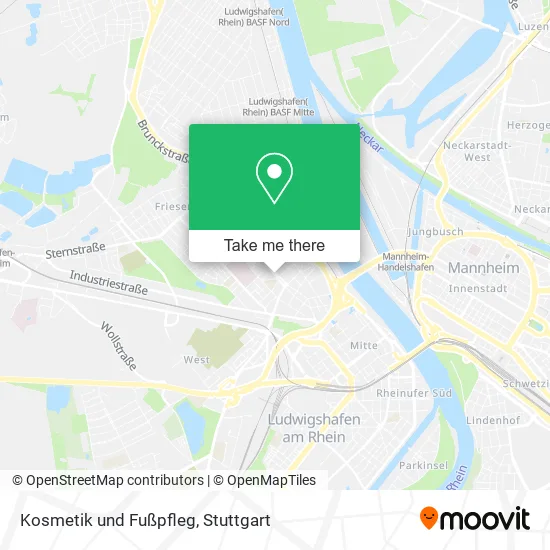 Карта Kosmetik und Fußpfleg