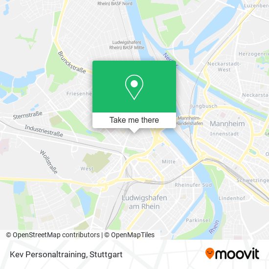 Kev Personaltraining map