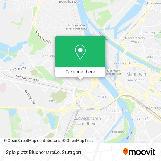 Карта Spielplatz Blücherstraße