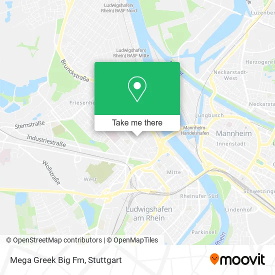Карта Mega Greek Big Fm