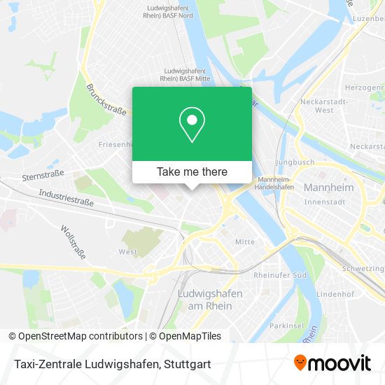 Карта Taxi-Zentrale Ludwigshafen