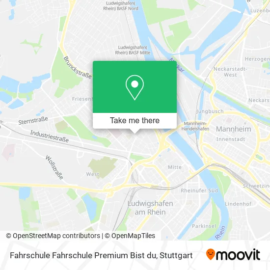 Карта Fahrschule Fahrschule Premium Bist du