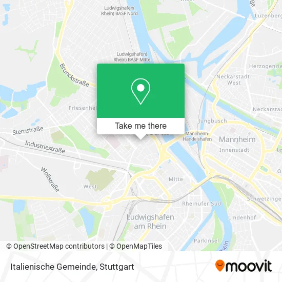 Карта Italienische Gemeinde