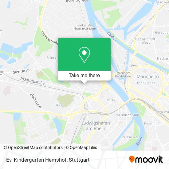 Ev. Kindergarten Hemshof map