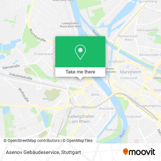 Asenov Gebäudeservice map