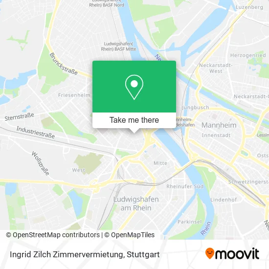 Карта Ingrid Zilch Zimmervermietung