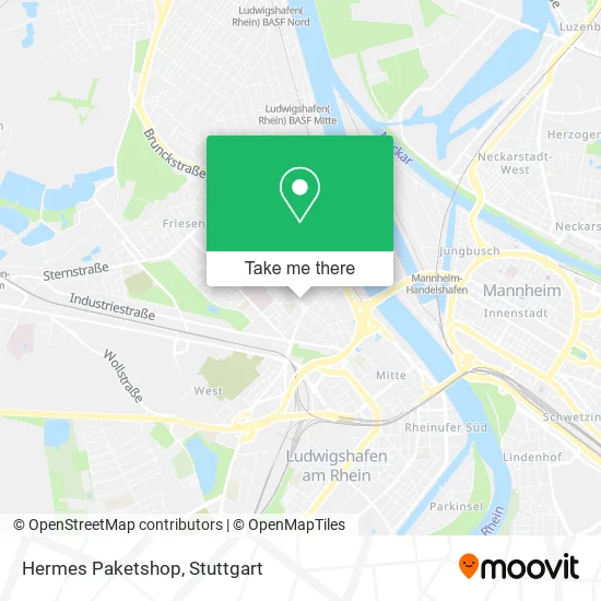 Карта Hermes Paketshop