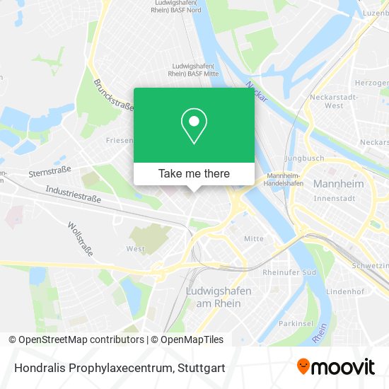 Hondralis Prophylaxecentrum map