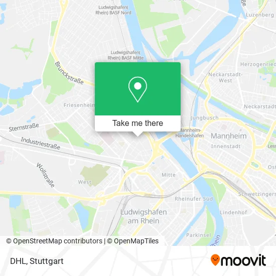 Карта DHL